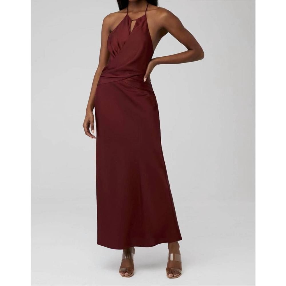 NWT Significant Other x Revolve Alix Red Backless Halter Gown Size 4